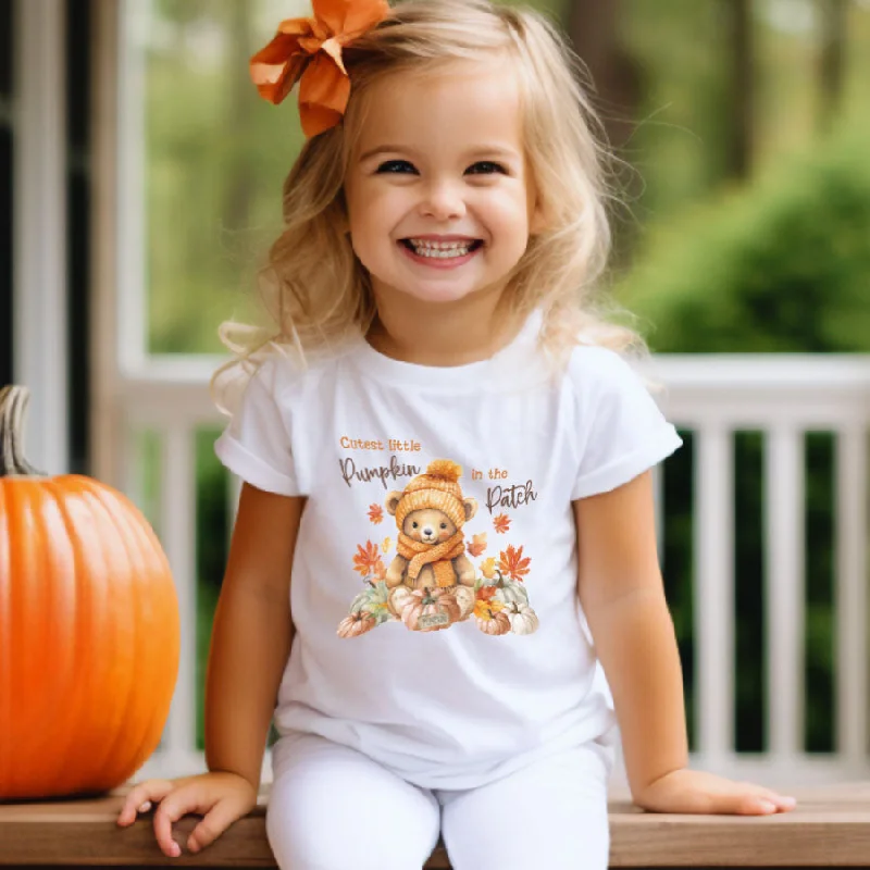 - Cat anti-jump window safety net Cutest Pumpkin In The Patch Halloween Kids Tee