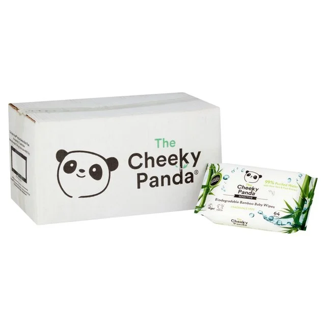 - Parrot climbing and standing wooden frame The Cheeky Panda Biodegradable Bamboo Baby Wipes Multipack 12 x 64 per pack - Parrot climbing and standing wooden frame The Cheeky Panda Biodegradable Bamboo Baby Wipes Multipack 12 x 64 per pack
