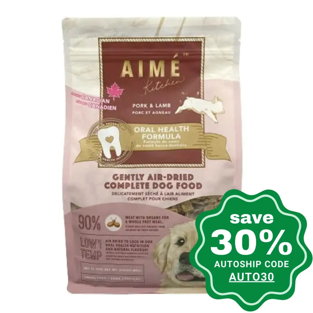 Aime Kitchen - Gently Air-Dried Complete Dog Food - Pork & Lamb - 100G