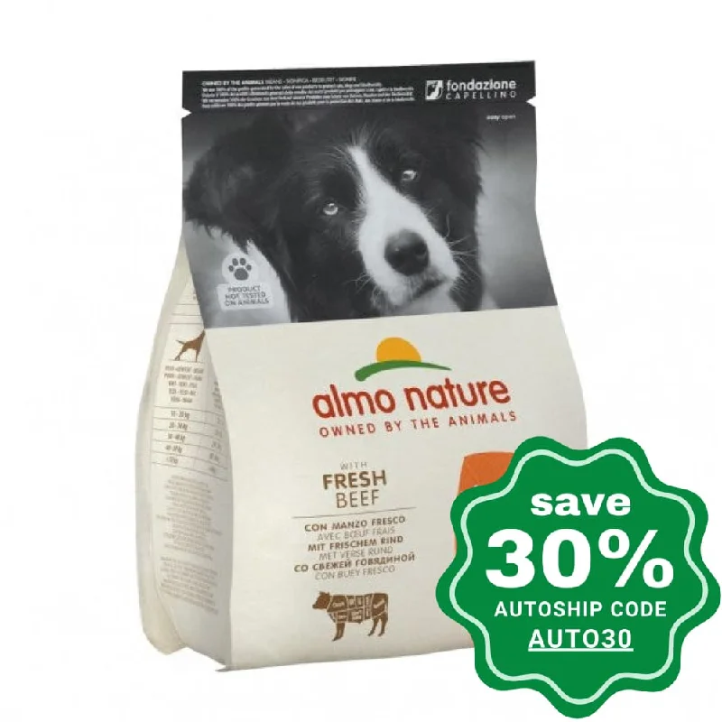 Almo Nature - Dry Food for Medium/Large Dogs - Holistic - Beef - 2KG (min. 3 packs)