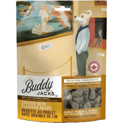 Chicken & Flaxseed Recipe Dog Treats - Buddy Jacks