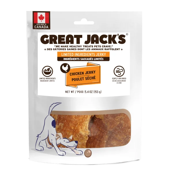 Chicken Jerky Dog Treats - Great Jacks