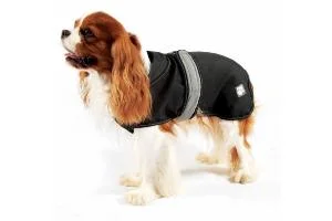 Danish Design 2 in 1 Dog Coat Black - 25cm