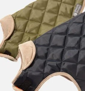 Danish Design Quilted Dog Coat Navy 40cm