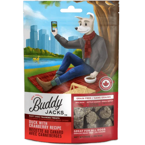 Duck & Cranberry Recipe Dog Treats - Buddy Jacks