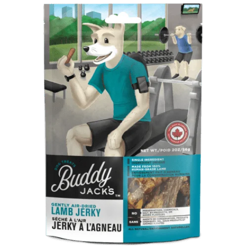 GF Lamb Jerky Dog Treats - Buddy Jacks