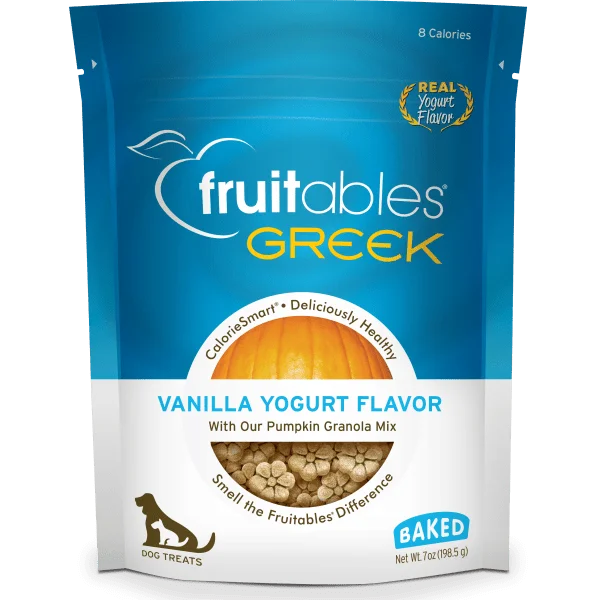 Greek Vanilla Yogurt Crunchy Dog treats 198 g - Fruitables