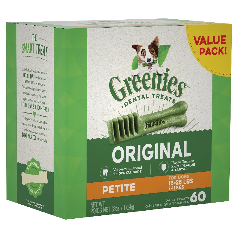 Greenies Dog Original Dental Treats for Petite Dogs Value Pack 1kg