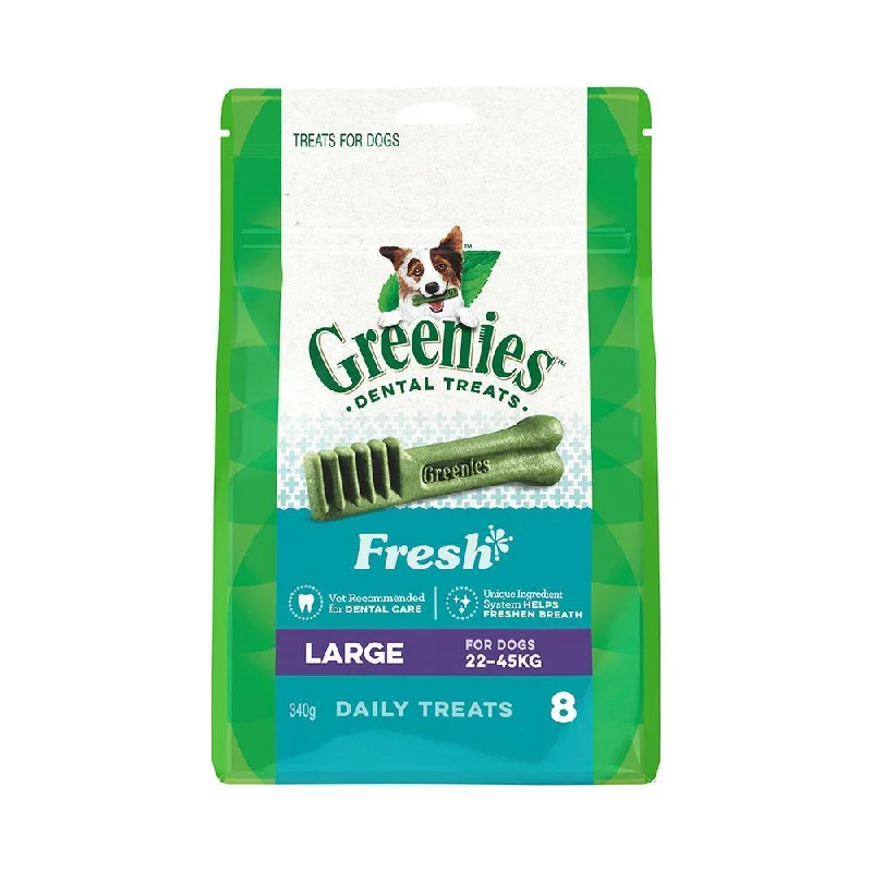 Greenies Dog Fresh Mint Dental Treats for Large Dogs 340g