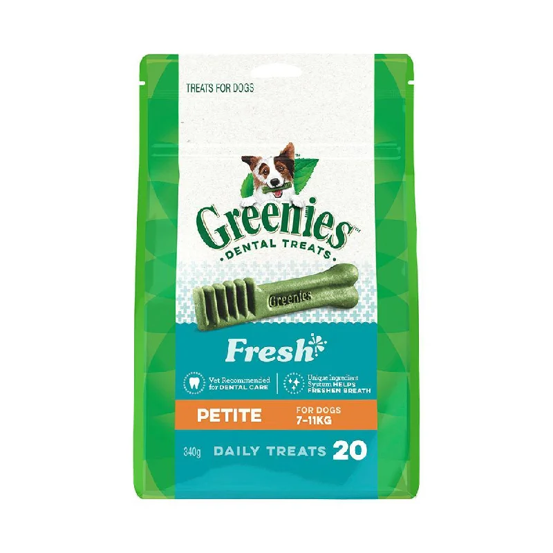 Greenies Dog Fresh Mint Dental Treats for Petite Dogs 340g