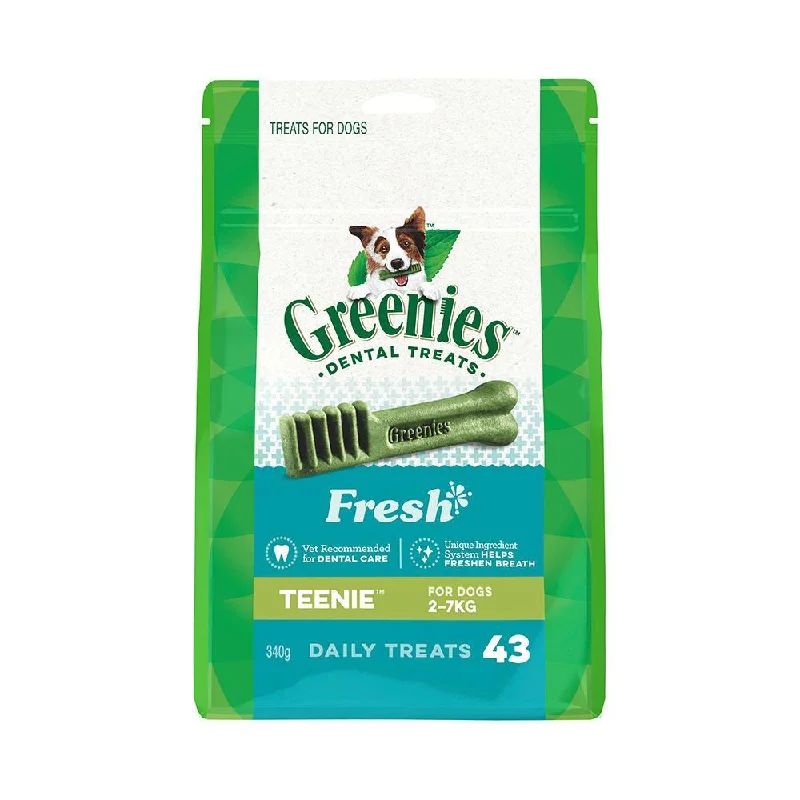 Greenies Dog Fresh Mint Dental Treats for Teenie Dogs 340g