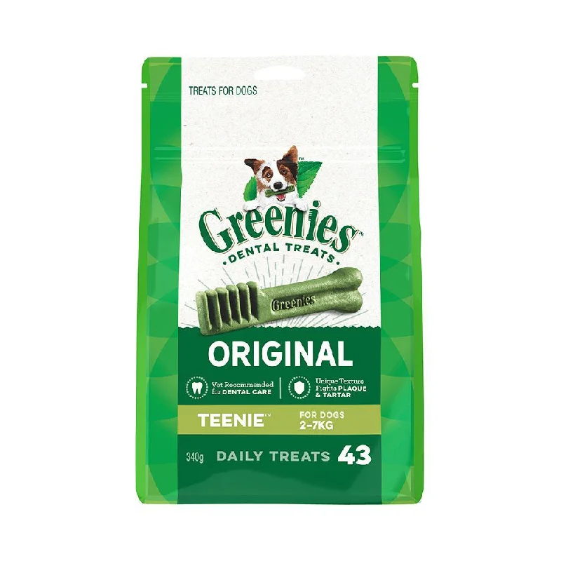 Greenies Dog Original Dental Treats for Teenie Dogs 340g