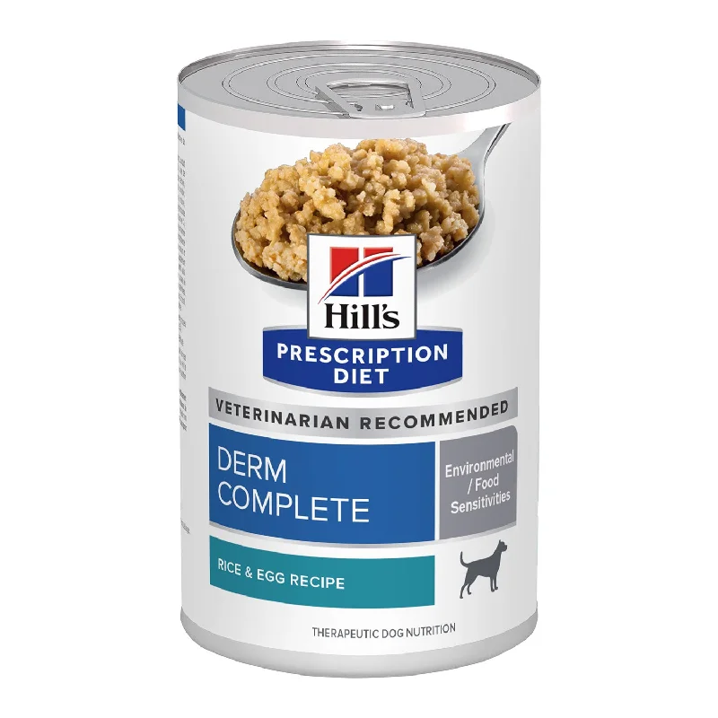 Hill's Prescription Diet Derm Complete Environmental / Food Sensitivities Canned Dog Food 12x370g