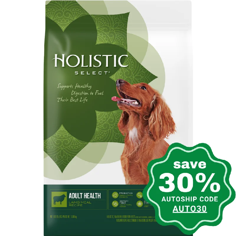 Holistic Select - Dry Dog Food Adult Health - Lamb Meal Recipe - 30LB