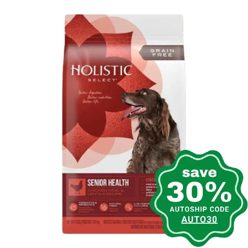 Holistic Select - Dry Dog Food Grain-Free Senior Health - Chicken Recipe - 24LB