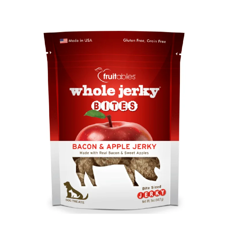 Jerky Bites Bacon & Apple Dog Treats 5 oz (141 g) - Fruitables