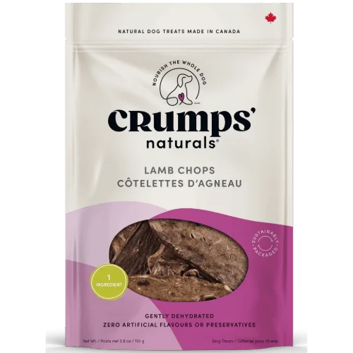 Lamb Chops Dog Treats 110gm - Crumps' Naturals