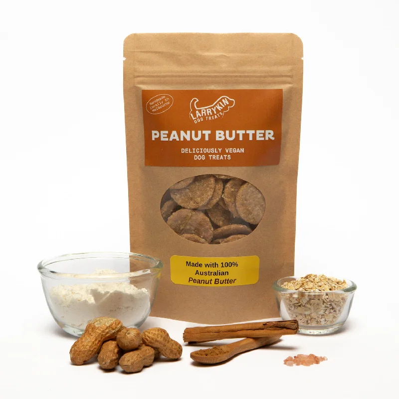 Larrykin Biscuits Peanut Butter Dog Treats 125g