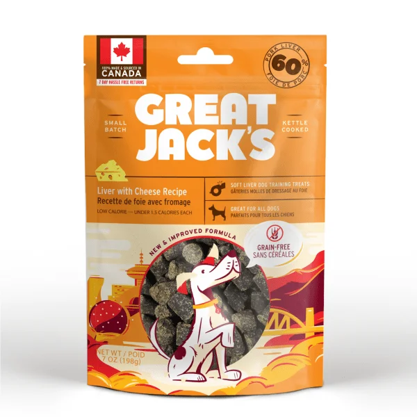 Liver with Cheese Recipe Dog Treats - Great Jacks