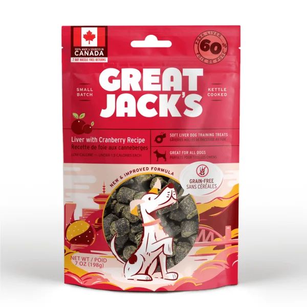 Liver with Cranberry Recipe Dog Treats - Great Jacks