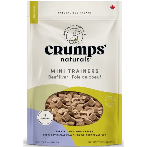 Mini Trainers Freeze dried Beef Liver Dog Treats - Crumps' Naturals