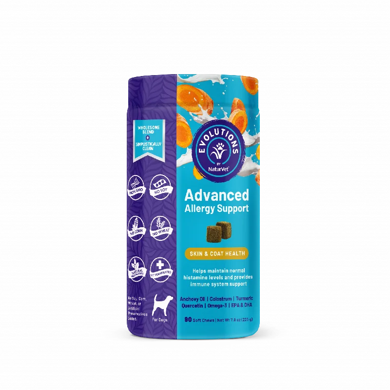 NaturVet Evolutions Advanced Allergy Support Soft Chews for Dogs