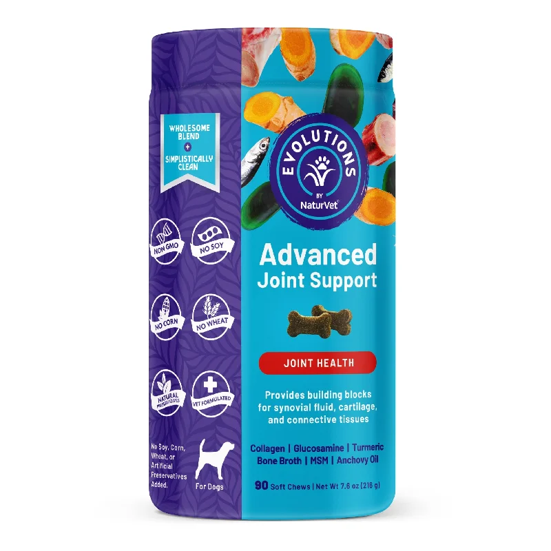 NaturVet Evolutions Advanced Joint Support Soft Chews for Dogs