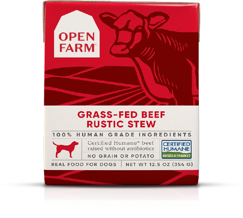 Open Farm Grass-Fed Beef Rustic Stew Wet Dog Food