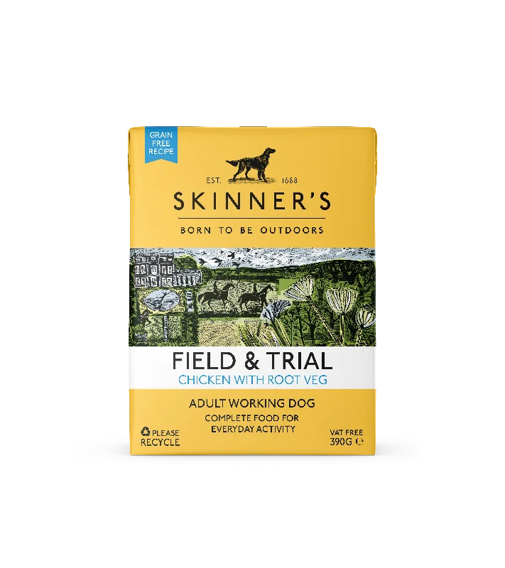 Skinners F&T Adult GF Chicken 18x390g