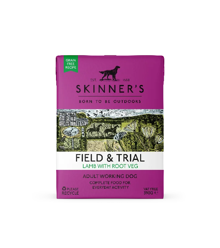 Skinners F&T Adult GF Lamb 18x390g