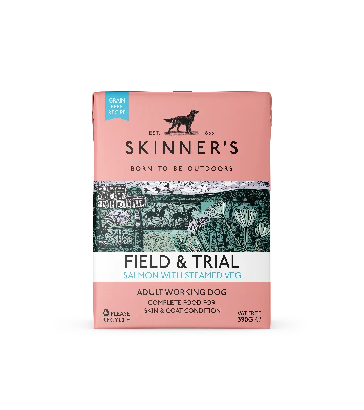 Skinners F&T Adult GF Salmon 18x390g