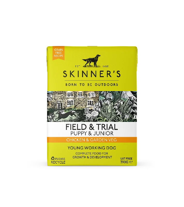 Skinners F&T Puppy GF Chicken 18x390g