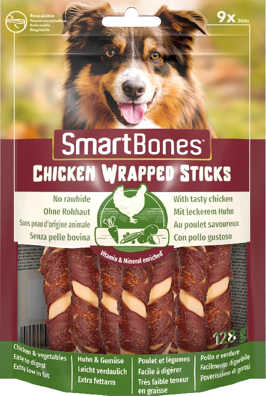 SmartBones Chick Wrap Sticks Sml 9pc x 8