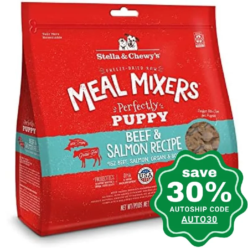 Stella & Chewy's - Freeze Dried Meal Mixers For Puppy - Beef & Salmon - 18OZ