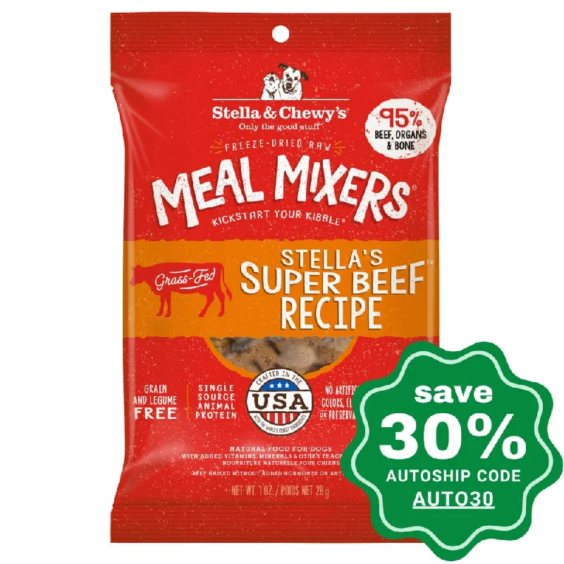 Stella & Chewy's - Freeze Dried Super Beef Meal Mixers For Dogs - 1OZ (Min. 8 packs)