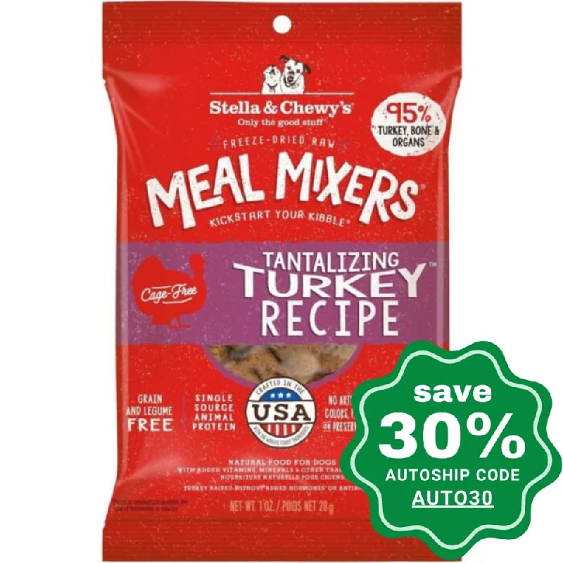 Stella & Chewy's - Freeze Dried Tantalizing Turkey Meal Mixers For Dogs - 1OZ (Min. 8 packs)