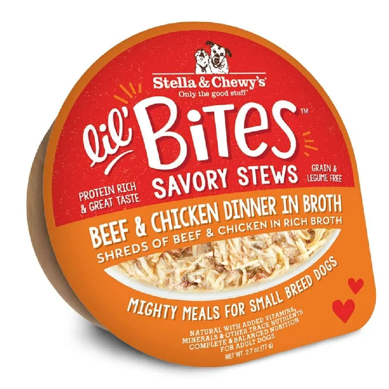 Stella & Chewy's Lil Bites Chicken & Beef Stew Cups for Dogs