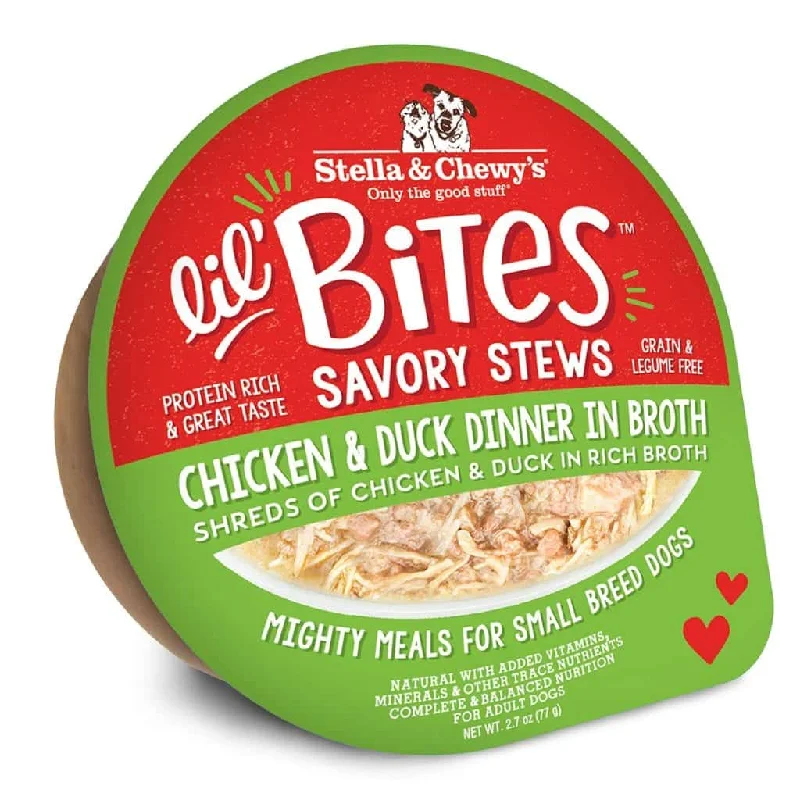 Stella & Chewy's Lil Bites Chicken & Duck Stew Cups for Dogs