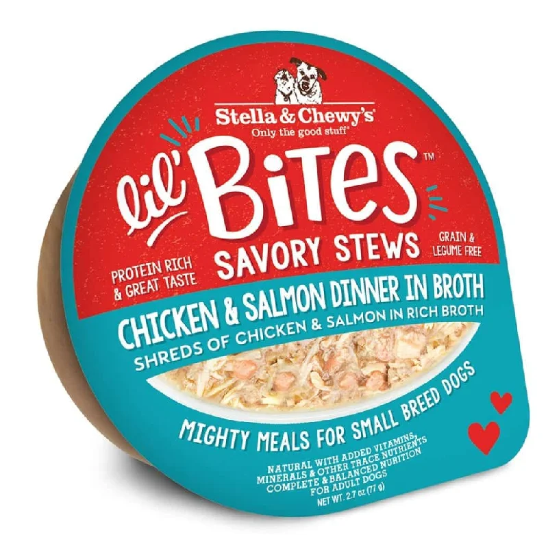 Stella & Chewy's Lil Bites Chicken & Salmon Stew Cups for Dogs