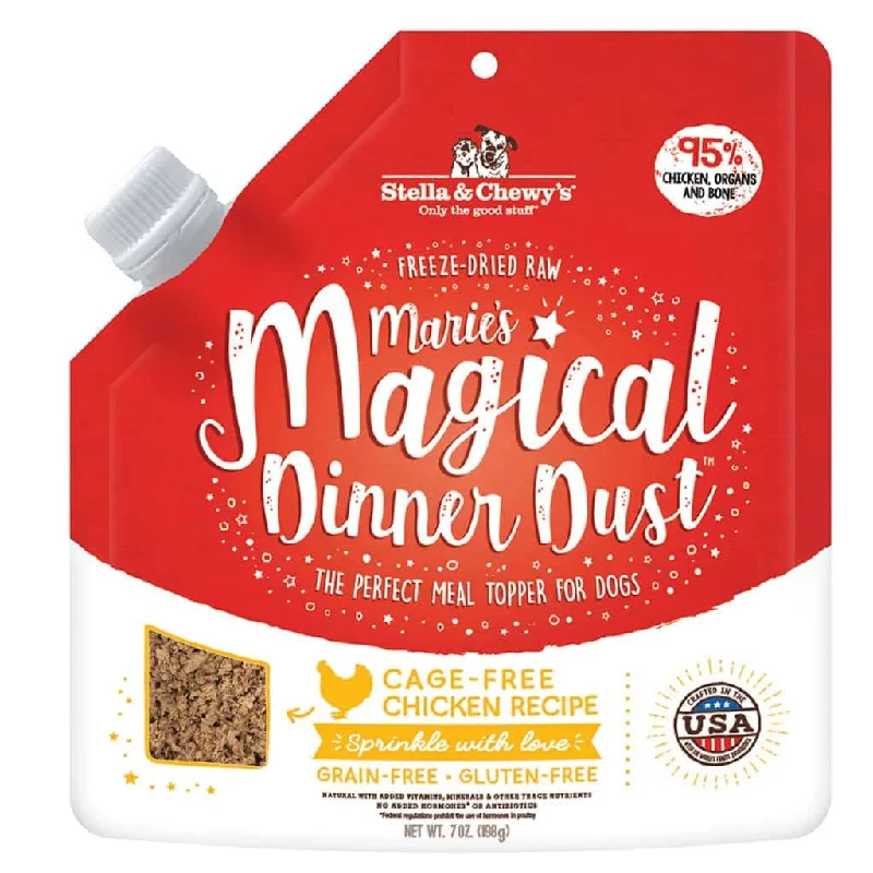 Stella & Chewy's Marie's Magical Dinner Dust Freeze Dried Meal Topper Chicken Recipe for Dogs