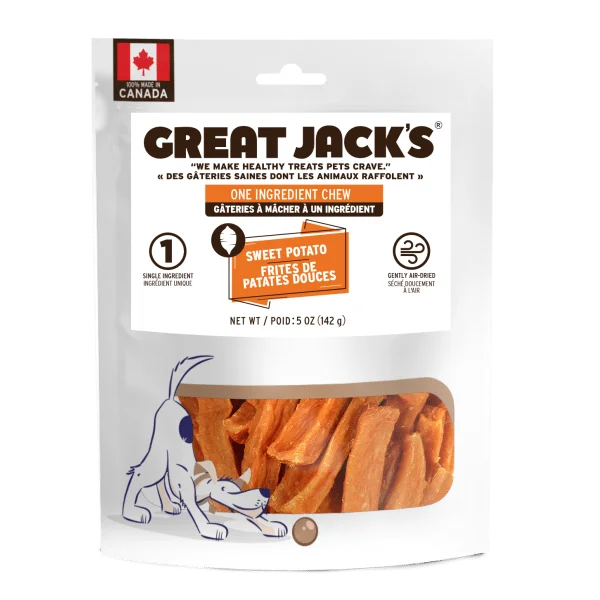 Sweet Potato Dog Treats - Great Jacks