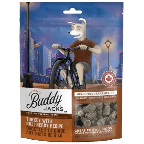 Turkey & Goji Berry Recipe Dog Treats - Buddy Jacks