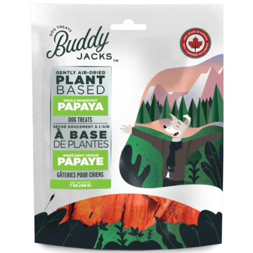 Vegan Papaya Dog Treats - Buddy Jacks