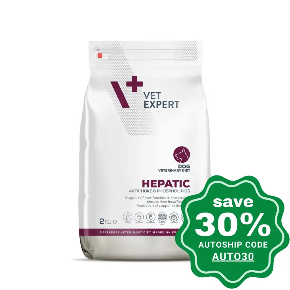 Vet Expert - V+ Veterinary Diet - Hepatic Dry Dog Food - 2KG