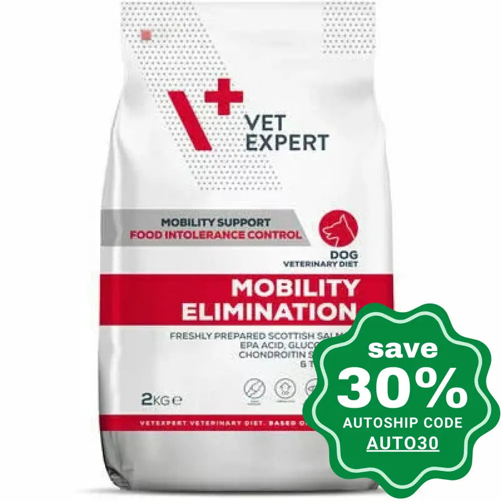 Vet Expert - V+ Veterinary Diet - Mobility Elimination Dry Dog Food - 2KG