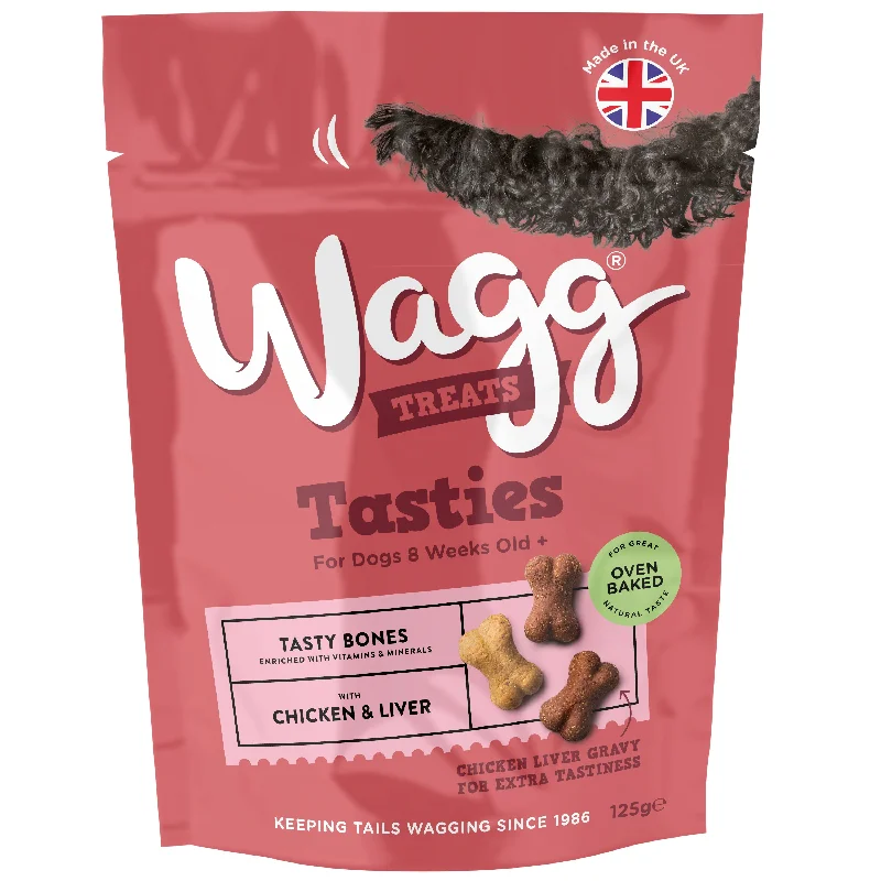 Wagg Tasties Tasty Bones Chk Liver7x125g