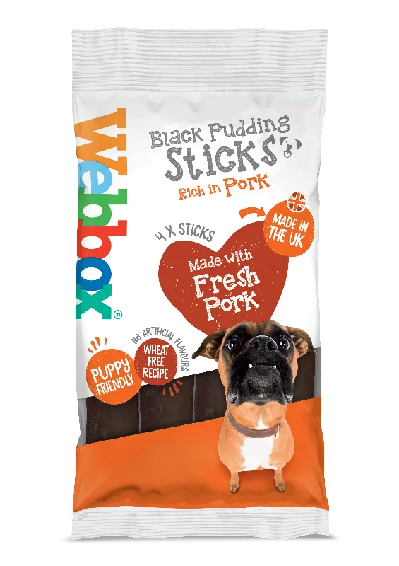 Webbox Black Pudding Sticks 16x4Pk