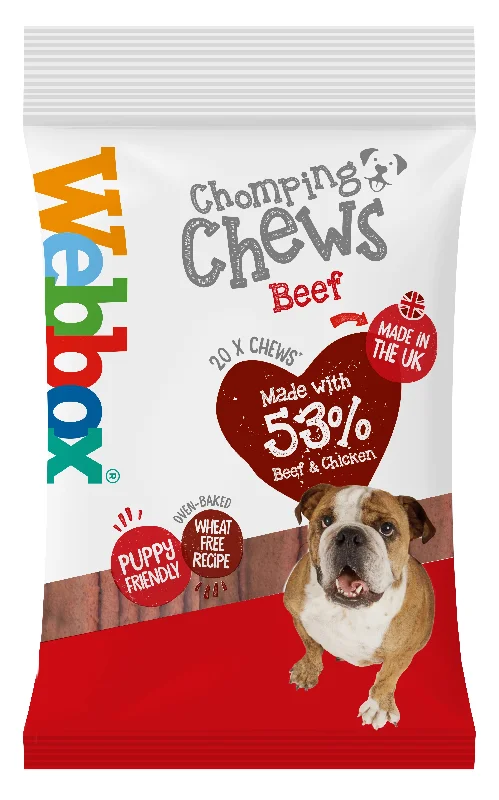 Webbox Chomping Chews Beef 10x200g