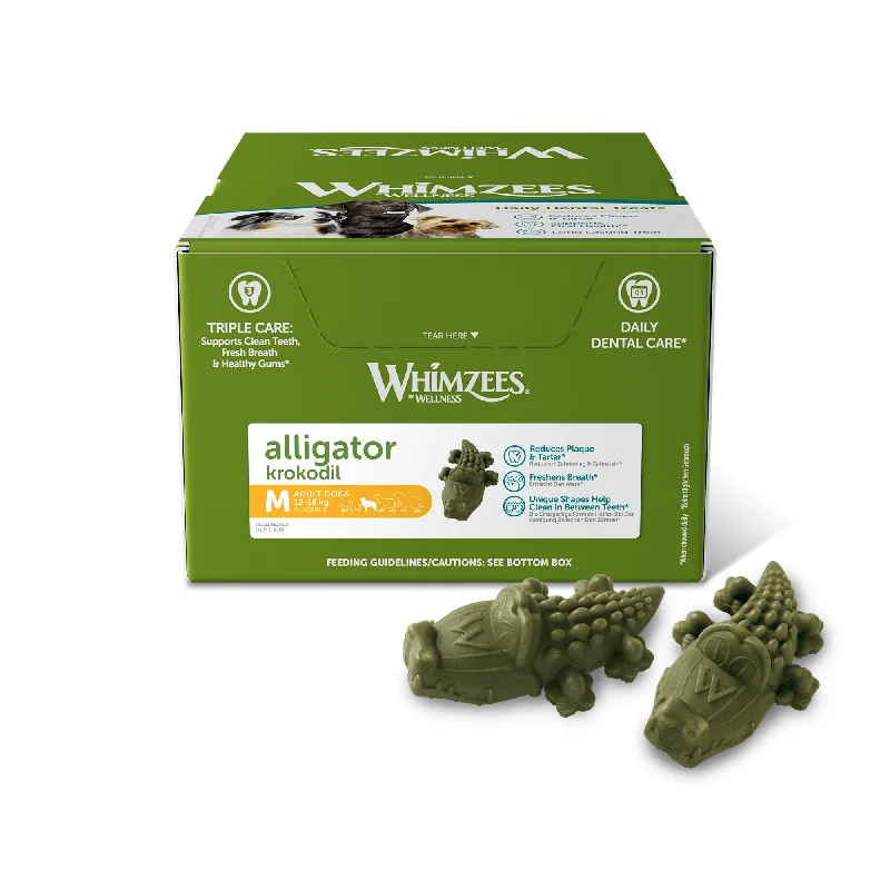 Whimzees Alligator Display Medium x65