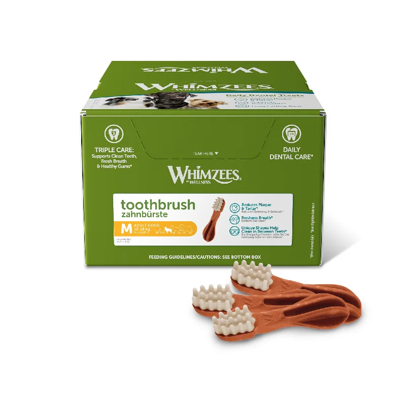 Whimzees Toothbrush Med Display 75x110mm